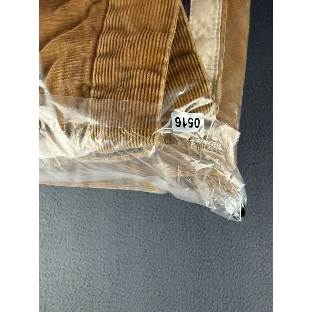 Polo Ralph Lauren Pants Men's 37x33* Brown Corduroy Vintage Flat‎ Front Retro*